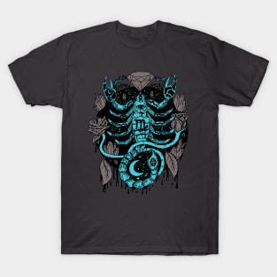 Blue Grey Mystic Scorpio Zodiac T-Shirt